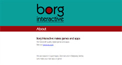 Desktop Screenshot of borginteractive.com